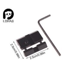 11mm To 22mm Aluminum Alloy Adapter Dovetail To Picatinny 22 Caliber Snap In Rail Adapter Scope Mounts Hunting Tools