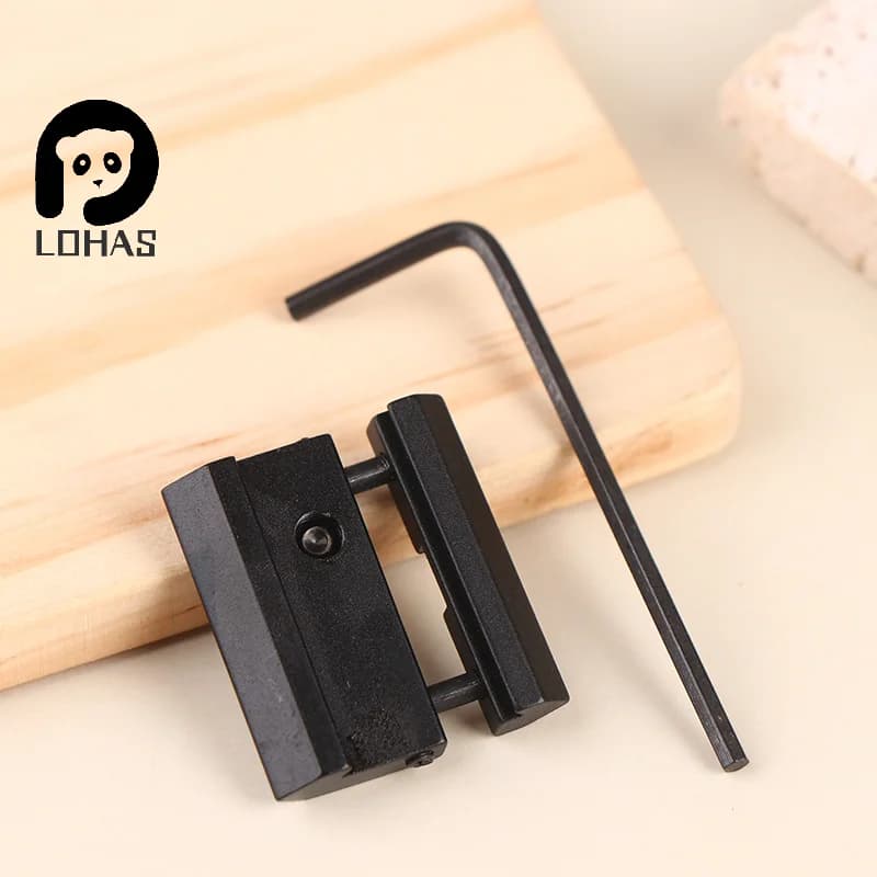 11mm To 22mm Aluminum Alloy Adapter Dovetail To Picatinny 22 Caliber Snap In Rail Adapter Scope Mounts Hunting Tools