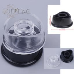 HOT 1 PCS Clear/Black Universal Precision Comfort Cylinder Seal Sleeve Silicone Replacement Silicone Ring
