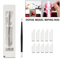 DSPIAE PT-WP Double Head Wiping Rod Water Wash Revival Stain Removal Tool Traceless Cleaning for Models