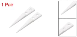 1/2/4Pair White/Black Straight Pointed Ceramic Tips Replaceable Heat Resistance Non-Conductive Heads for Ceramic Tweezers