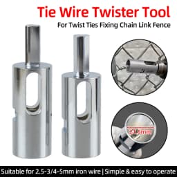 Tie Wire Twister Tools 3-5mm Iron Wire For Twist Ties Fixing Chain Link Fence Triangle Shank Drill Chuck Electrical Drill Tools
