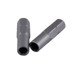 6.35mm 1/4" Insert Bit Adapter To System 4mm Hex Shank Electric Screwdriver Tools Micro Bit Socket Adaptor Holder