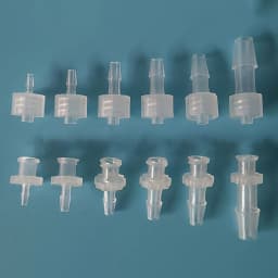 Luer Lock Adapter Air Valve Pipe Dispensing Glue Subpackaging Syringe Barrel Fitting PP Plastic Connector 5/32 1/16 3/32 1/8 1/4