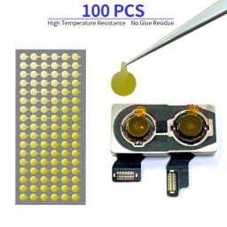 100PCS Protective Camera Sticker For IPhone 6G-15Promax Camera Repair Infrared Dot Matrix Replacement Protect Tool