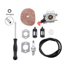 Carburetor Kit Fit for Stihl FS 56 RC FS70R FS56 KM56RC FS70 FS40 FS70RC FS56C Trimmer Brushcutter Replaces for Zama C1M-S267A