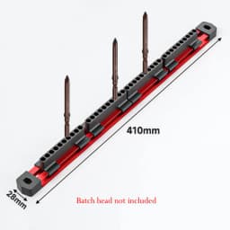 40 Holes Sleeve Batch Head Storage Rack Magnetic Drill Bits Holder Tool Organizer 40 Holes For Electrician Tool Accessories