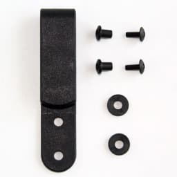 10PCS/LOT Tactical Black Tough Clip Belt Clip Universal Sheath/Holster Clip Loop With Mounting Screws