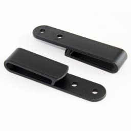 10PCS/LOT Tactical Black Tough Clip Belt Clip Universal Sheath/Holster Clip Loop With Mounting Screws