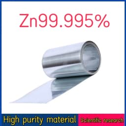 High Purity Zinc Foil Zinc Plate Zn99.995% for Scientific Research and Experiment