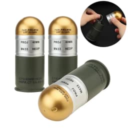 1/2/3 pcs Shell Storage Box M433 HEDP 40mm Cartridge Dummy Grenade Model Collection Toy Mini Storage Case