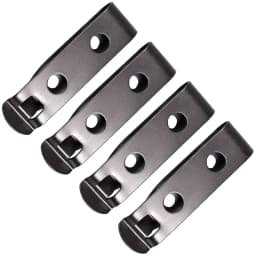 Anti Slide Stainless Steel Belt Clip Waist Loop Clamp Buckle for Kydex Sheath Holster Pouches Scabbard With Mounting Hardware