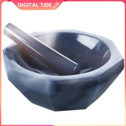 30mm 50mm 70mm 100mm All Sizes High Quality Natural Agate Mortar and Pestle for Lab Grinding 110mm 120mm 150mm 160mm 200mm