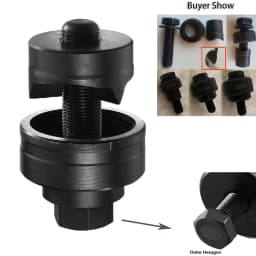 New 16mm-50mm Hole Punch Bearing Steel Sheet Metal Saws Hole Opener Anti-slip Woodworking Punching Tools 1Pcs