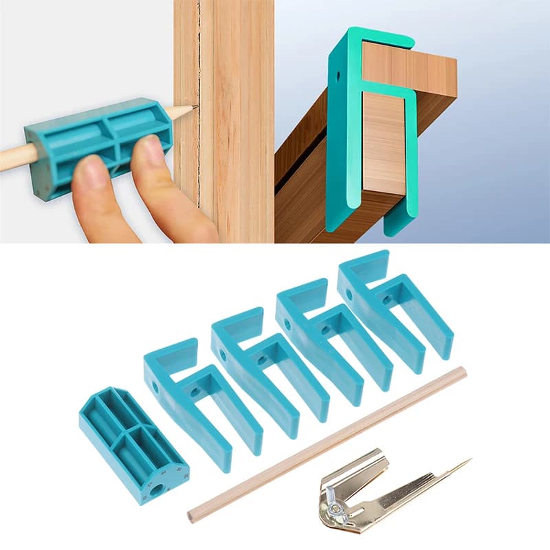1Set 16-20mm Multi Margin Parallel Scriber Wardrobe Closing Board Clip Marking Gauge Woodworking Marking Tool