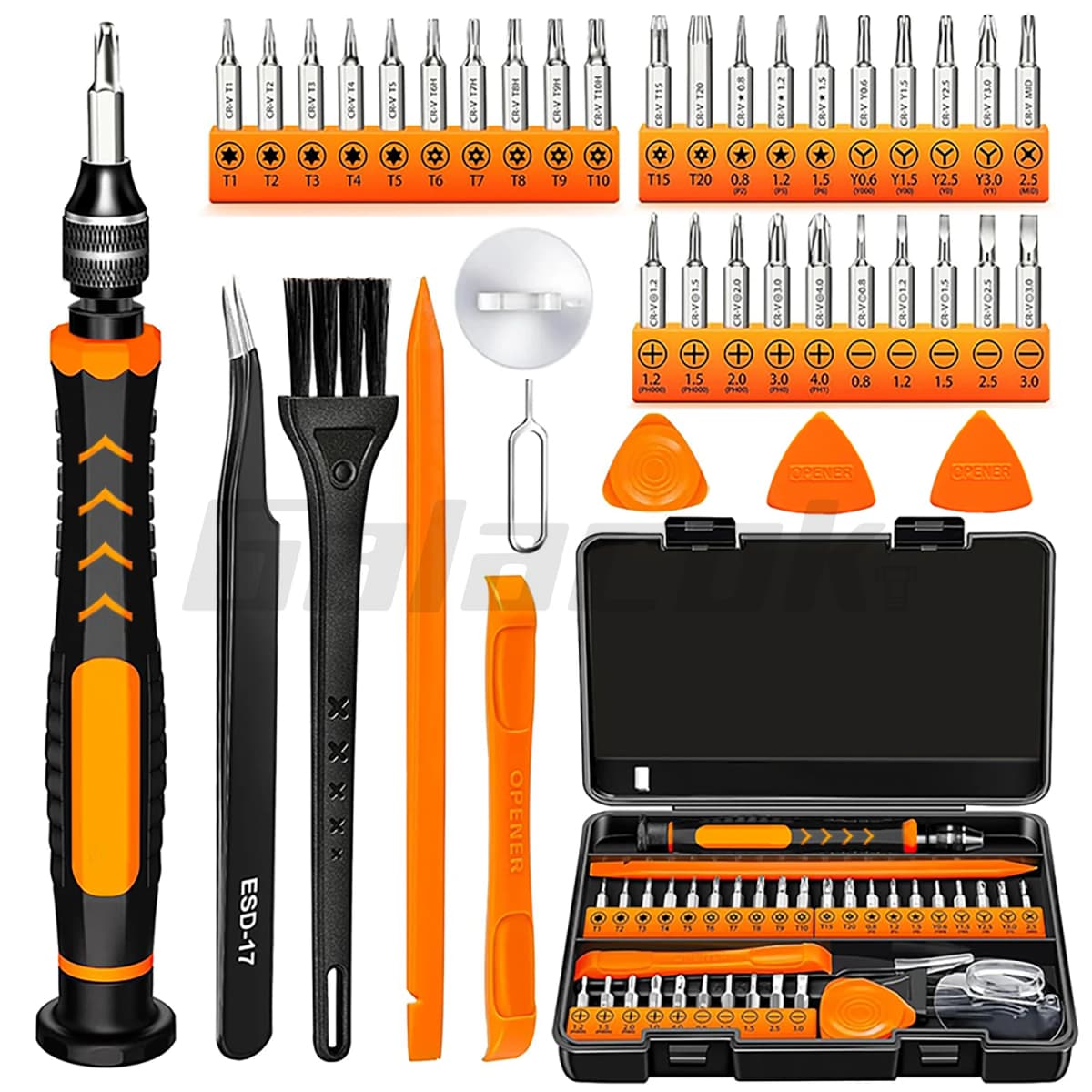 Galacok Precision Screwdriver Sets Phone Repair Tools Kit Multifunctional Hand Tools Set of DIY for Macbook Watch PC Electronic