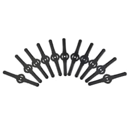 20Pcs Plastic Cutter Blades For Electric Cordless Grass Trimmer Strimmer Tool Grass Trimmer Blades Replacement Garden Tool