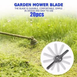 20Pcs Plastic Cutter Blades For Electric Cordless Grass Trimmer Strimmer Tool Grass Trimmer Blades Replacement Garden Tool