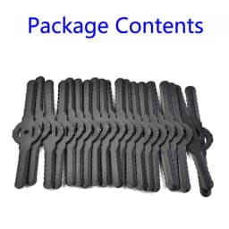 20Pcs Plastic Cutter Blades For Electric Cordless Grass Trimmer Strimmer Tool Grass Trimmer Blades Replacement Garden Tool