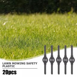 20Pcs Plastic Cutter Blades For Electric Cordless Grass Trimmer Strimmer Tool Grass Trimmer Blades Replacement Garden Tool