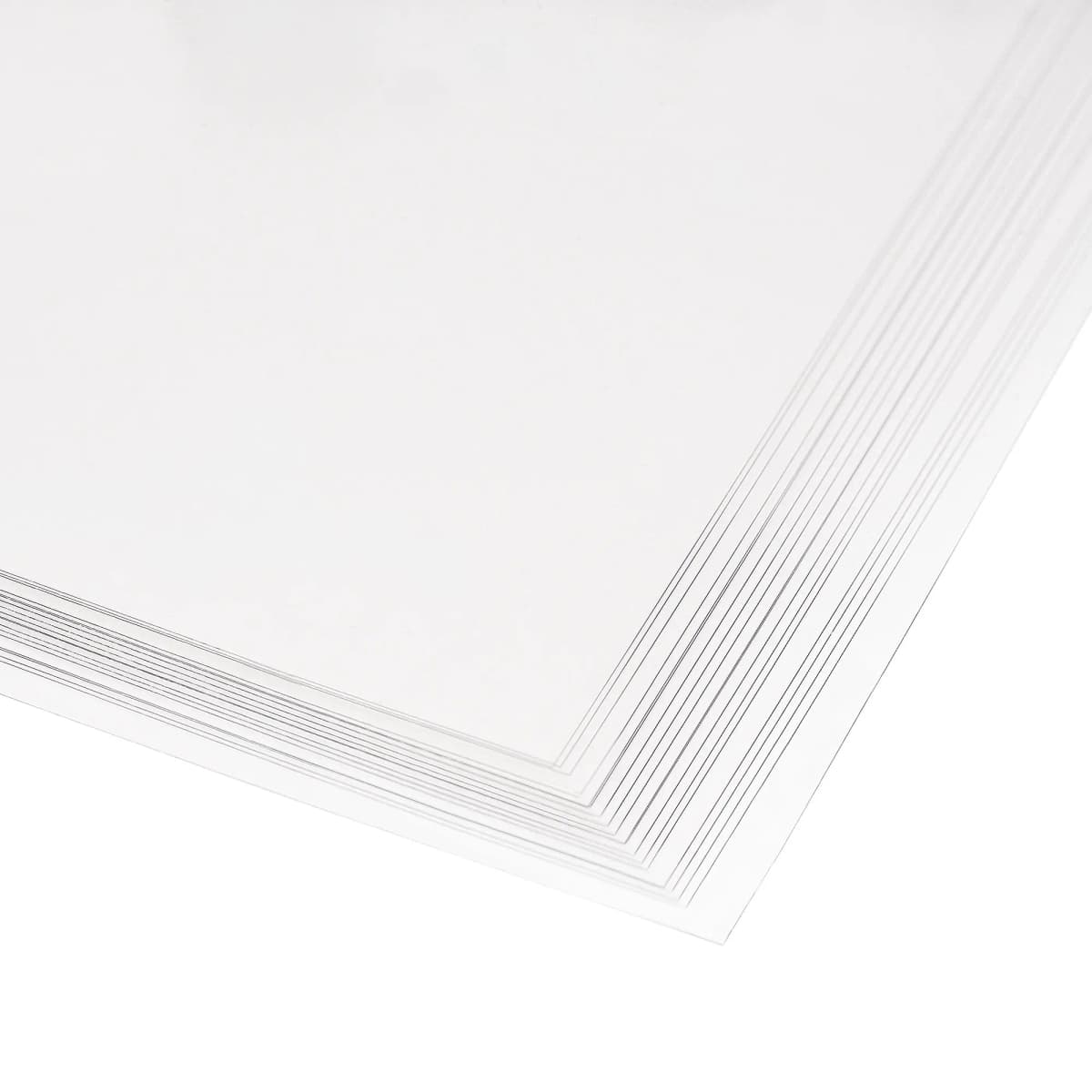 20Pcs 297x210mm PVC Plate Transparent Plastic Board 0.1mm/0.15mm Thick Plastic Sheet Clear Rigid Board Flexible Cover Protector