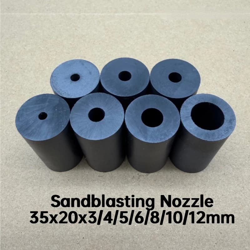 35x20mm Boron Carbide Air Sandblasting Nozzle / Replacement Sand Blaster Accessories Tip