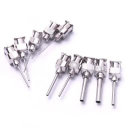 10 PCS Stainless Steel Dispensing Adhesive Syringe Needle Suitable for Large Space Precision Dispensing Equipment 12G to 26G
