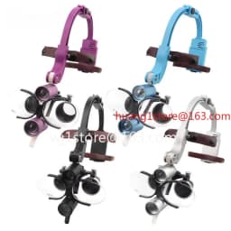 Color 2.5X Light Emitting Diode Headlights Binocular magnifying glass 5w Headlights Laboratory Equipment