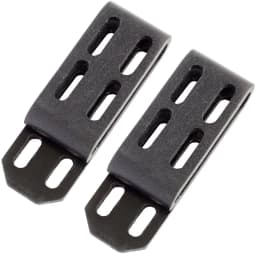 2PCS/LOT 3.0MM Kydex Secure-Ex C-Clip Belt Loops Large Belt Clip For DIY Sheath Holster with Screws Tool Part