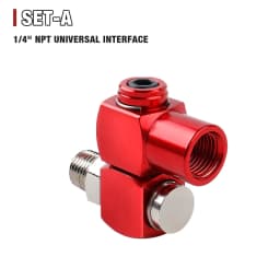 1/4" NPT Connector, 360° Swivel Air Hose Connector,Home Air Pipe Interface, Air Compressor Accessories,Air Tools, Pipe Interface