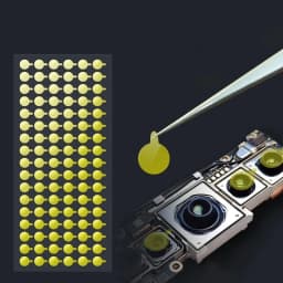 100Pcs Protective Camera Sticker Dust Stickers High Temperature Tape For IP6G-15Pro Max Infrared Dot Matrix Protect Tool