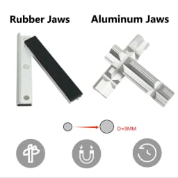 Vise Magnetic Protective Cover 4-8'' Jaws Protect Cover Aluminium Alloy Rubber Hand Tools Bench Vise Protector Accessories