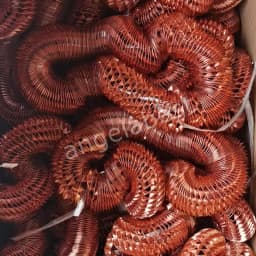Copper Fin Tube T2 Copper High-efficiency Heat Dissipation Fins ID6-32mm Height 6mm Spiral Electric Heating Tube Pipe 1Meter