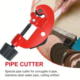 1pc Carbon Steel Tubing Cutter, 1/8" To 1-1/8" Stainless Steel Aluminum Copper Pipe Cutter