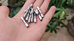 10 Sets of 6*4mm Stainless Steel Corby Bolts Fasteners Tactical Lock Rivets, Knife DIY Tool Handle Fastener EDC Knife Screw
