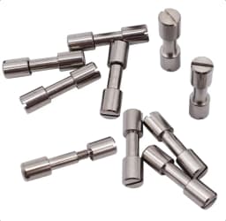 10 Sets of 6*4mm Stainless Steel Corby Bolts Fasteners Tactical Lock Rivets, Knife DIY Tool Handle Fastener EDC Knife Screw
