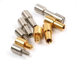 10 Sets of 6*4mm Stainless Steel Corby Bolts Fasteners Tactical Lock Rivets, Knife DIY Tool Handle Fastener EDC Knife Screw