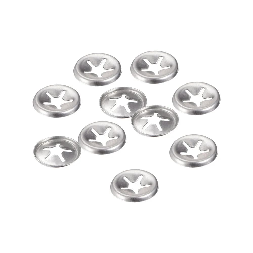 Uxcell 10pcs M3/4/6/7/8/10/14/16 Internal Tooth Washer 304Stainless Steel Locking Speed Clip Hardware Anti-corrosion