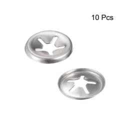 Uxcell 10pcs M3/4/6/7/8/10/14/16 Internal Tooth Washer 304Stainless Steel Locking Speed Clip Hardware Anti-corrosion