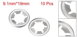 Uxcell 10pcs M3/4/6/7/8/10/14/16 Internal Tooth Washer 304Stainless Steel Locking Speed Clip Hardware Anti-corrosion