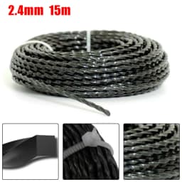 Heavy Duty Wire Cord For Garden Trimmers 2.4mm Diameter Trimmer Line 15 Meters Of Grass For Efficient Cutting