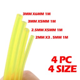 4 PCS 4 Sizes Fuel Gas Hose String Tube Petrol Pipe For Trimmer Chainsaw Blower Hoses Garden Power Tool Accessories Replacement