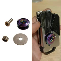 4PCS Alloy Screw Parts Replacement Accessories for Tajima Quick Hanging Belt Clip Tool Bag