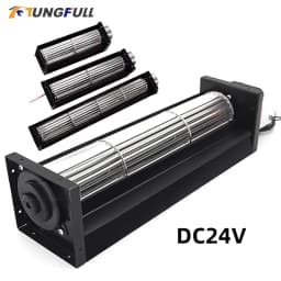 40cm Cross Flow Ventilation Blower Brushless DC Fan DC24V with Ball Bearing Large Air Volume Quiet Operation for Cooling Systems