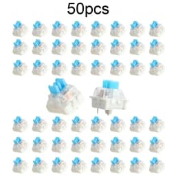 50 PCS Keyboard Switch Keyboard Clicker Key Replacement 3 Pin Tactile Switch Keyboard Replacement Accessories