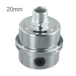12.5/16/20mm Portable Metal Air Filter Oil-Free Muffler Intake Filter Air Compressor Pump Accessories Squelch Muffler Hot