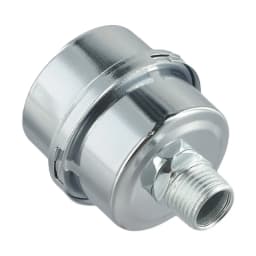 12.5/16/20mm Portable Metal Air Filter Oil-Free Muffler Intake Filter Air Compressor Pump Accessories Squelch Muffler Hot