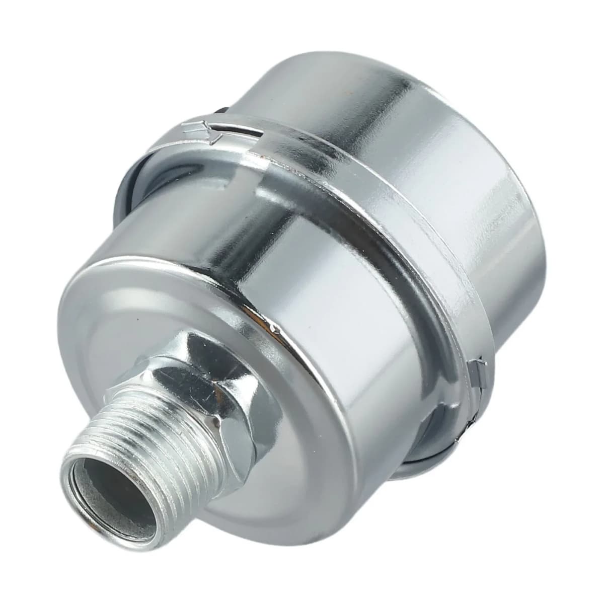 12.5/16/20mm Portable Metal Air Filter Oil-Free Muffler Intake Filter Air Compressor Pump Accessories Squelch Muffler Hot