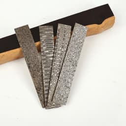 Factory Direct Damascus Steel Strip, Heat Treated & Surface Ground DIY Knife Making Blade Material Chef & Outdoor Knives Wholesa