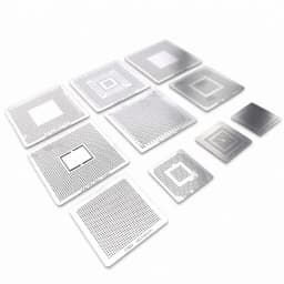 10pcs Heat Directly Rework BGA Reball Reballing Stencils Template For XBOX360 PS3 Chip Repair